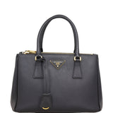 Prada Saffiano Lux Galleria Double Zip Tote Small