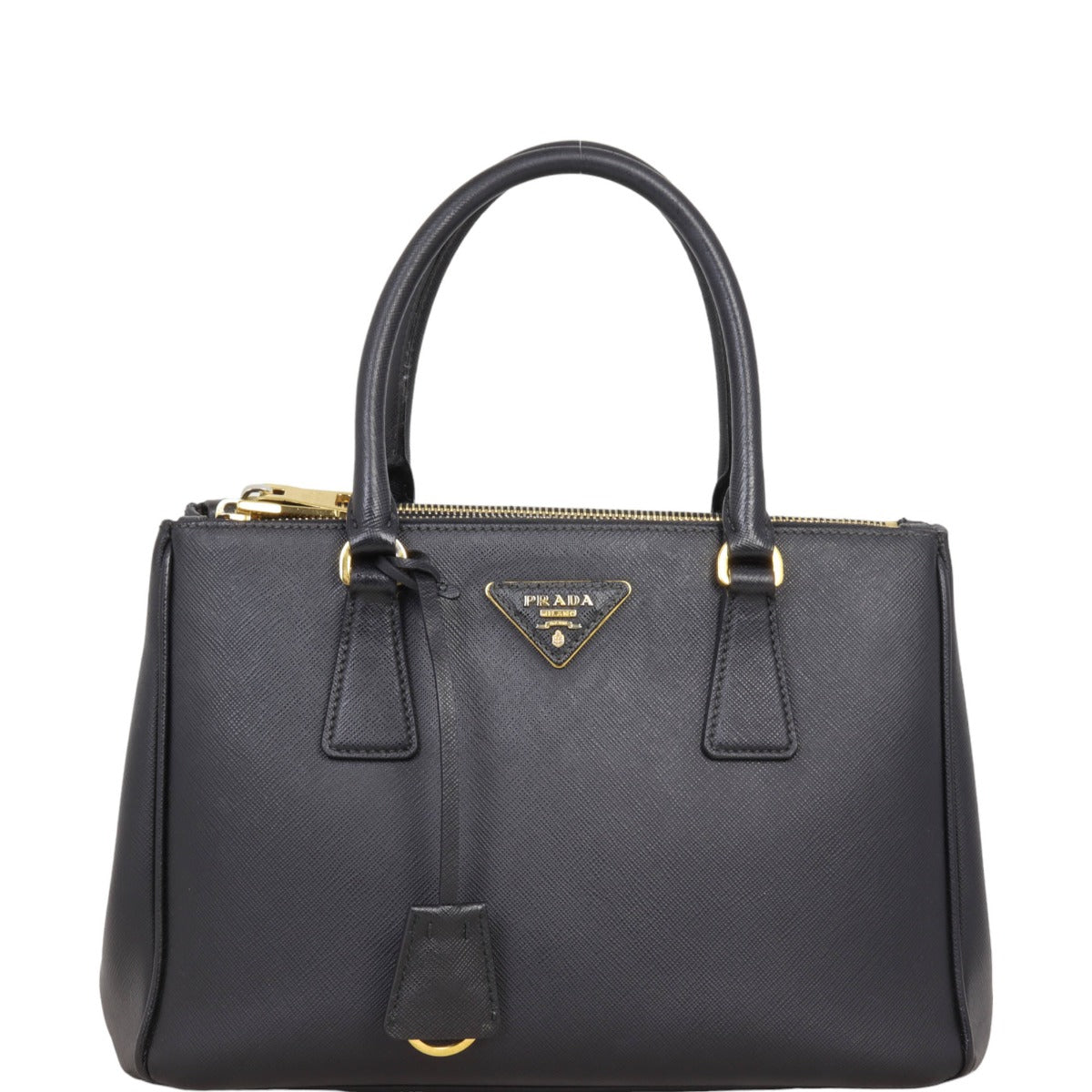 Prada Saffiano Lux Galleria Double Zip Tote Small