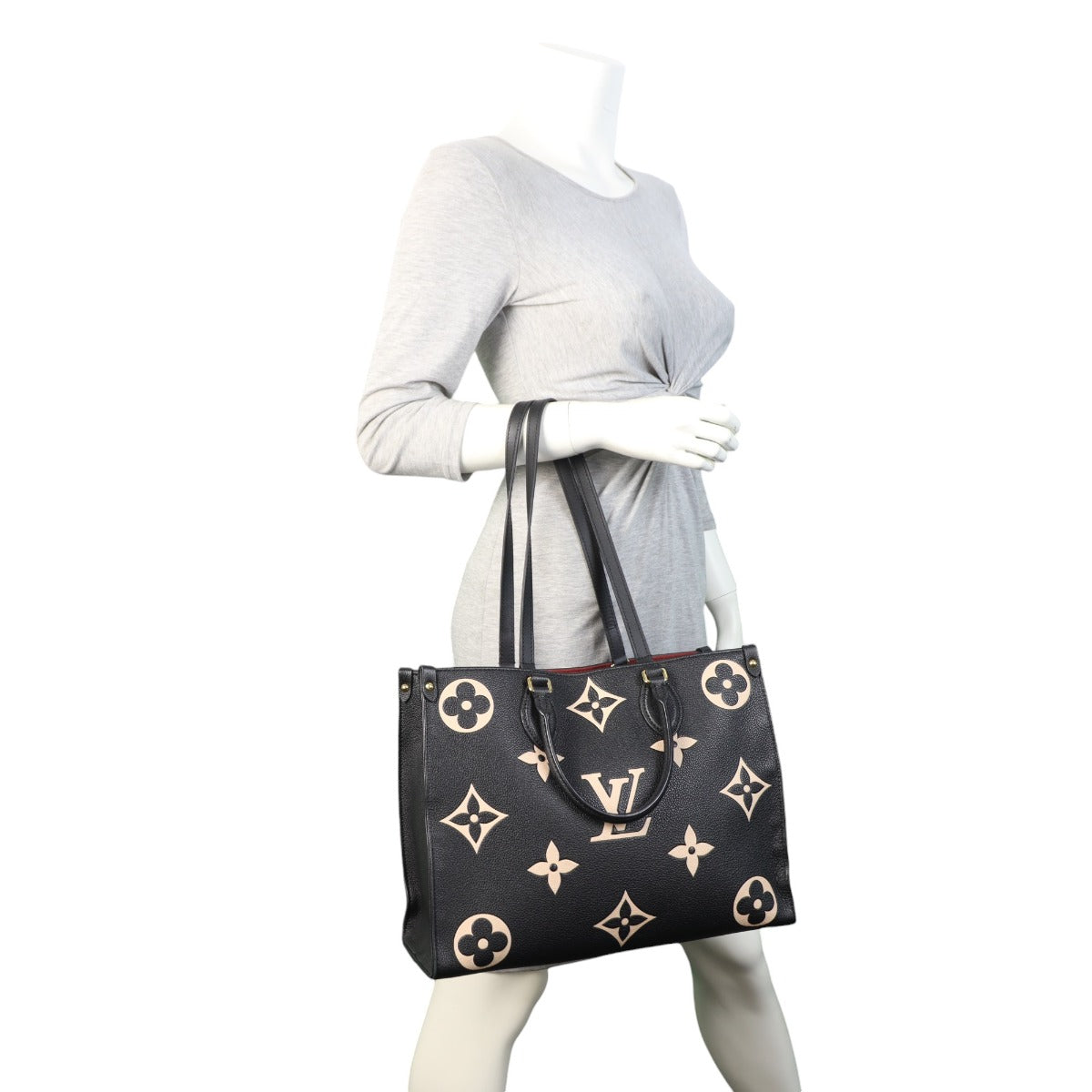 Louis Vuitton OnTheGo MM Monogram Empreinte Giant Bicolour