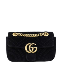 Gucci Marmont Velvet Mini Shoulder Bag