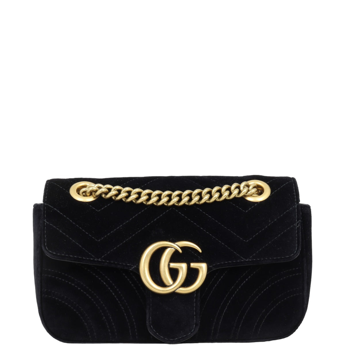 Gucci Marmont Velvet Mini Shoulder Bag