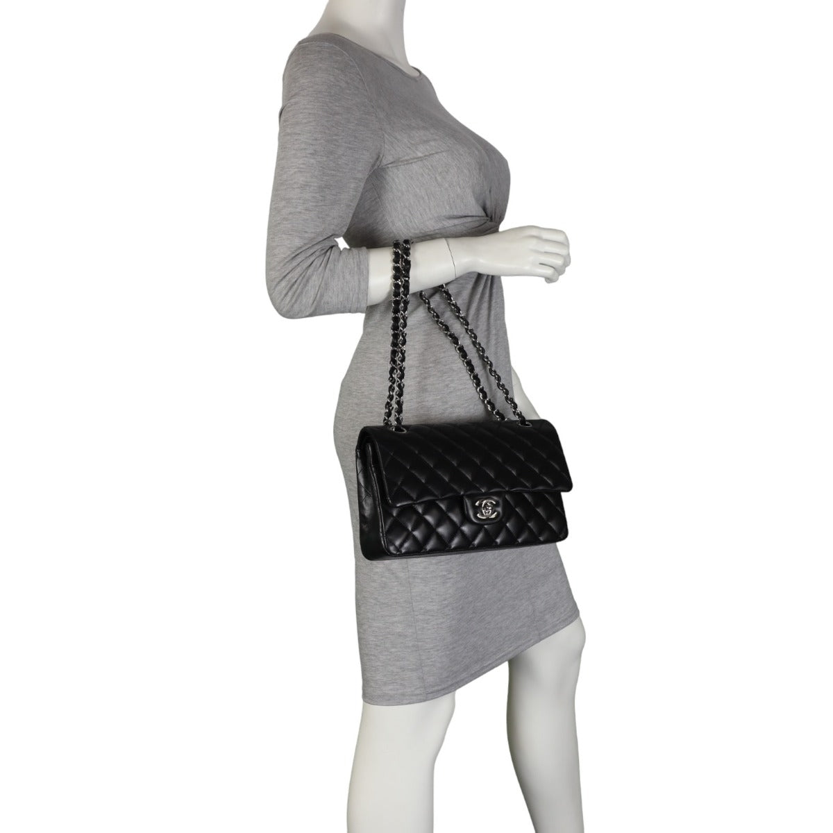 Chanel Classic Double Flap Medium | Black 15 Series