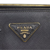 Prada Saffiano Lux Galleria Double Zip Tote Small