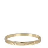 Cartier Love 18k Yellow Gold 4 Diamond Bracelet