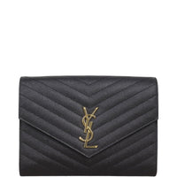 Saint Laurent Cassandre Flap Wristlet Pouch