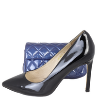 Chanel Classic Flap Mini Rectangular Bag Patent | Blue