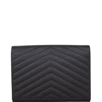 Saint Laurent Cassandre Flap Wristlet Pouch