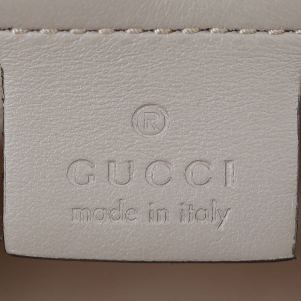 Gucci GG Marmont Matelasse Small Shoulder Bag Interior Stamp