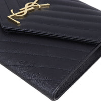 Saint Laurent Cassandre Flap Wristlet Pouch