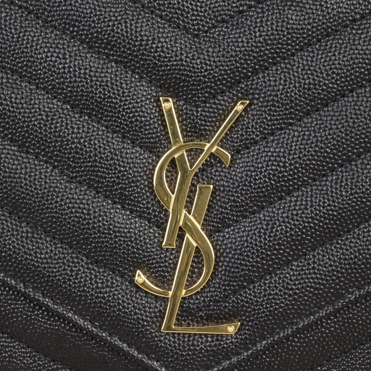 Saint Laurent Cassandre Flap Wristlet Pouch