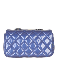 Chanel Classic Flap Mini Rectangular Bag Patent | Blue