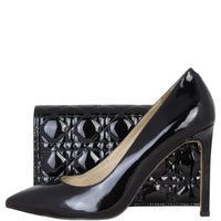 Dior Lady Dior Patent Cannage Pouch