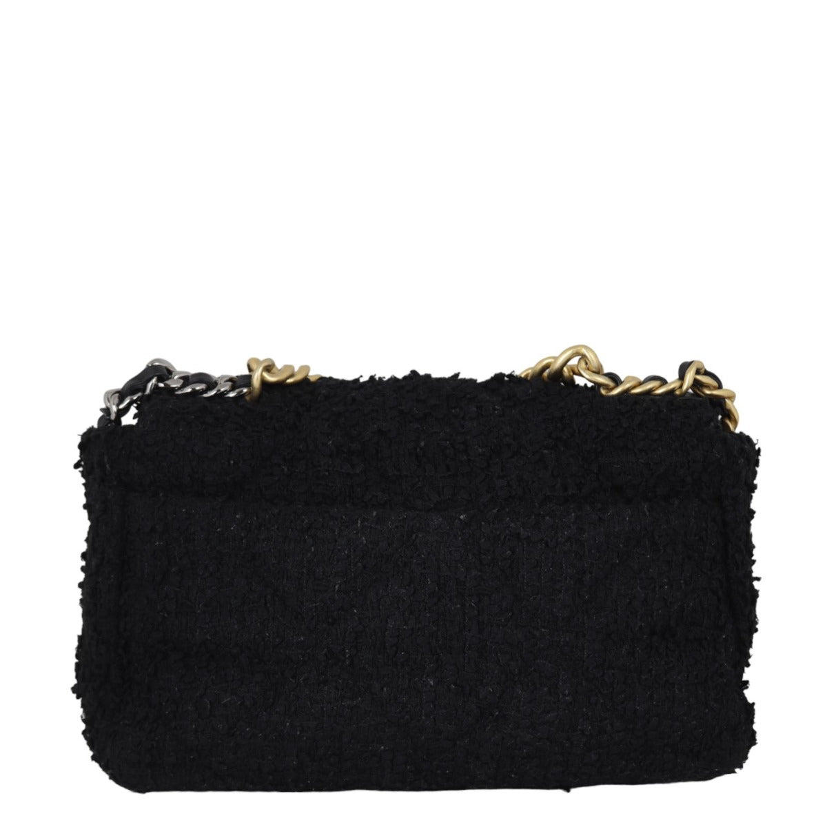 Chanel 19 Flap Bag Tweed Large | Black – Luxe.It.Fwd
