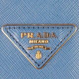 Prada Saffiano Lux Galleria Double Zip Tote Medium Front Hardware