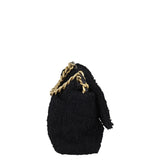 Chanel 19 Flap Bag Tweed Large | Black