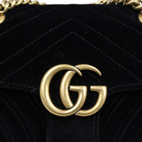 Gucci Marmont Velvet Mini Shoulder Bag