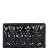 Dior Lady Dior Patent Cannage Pouch