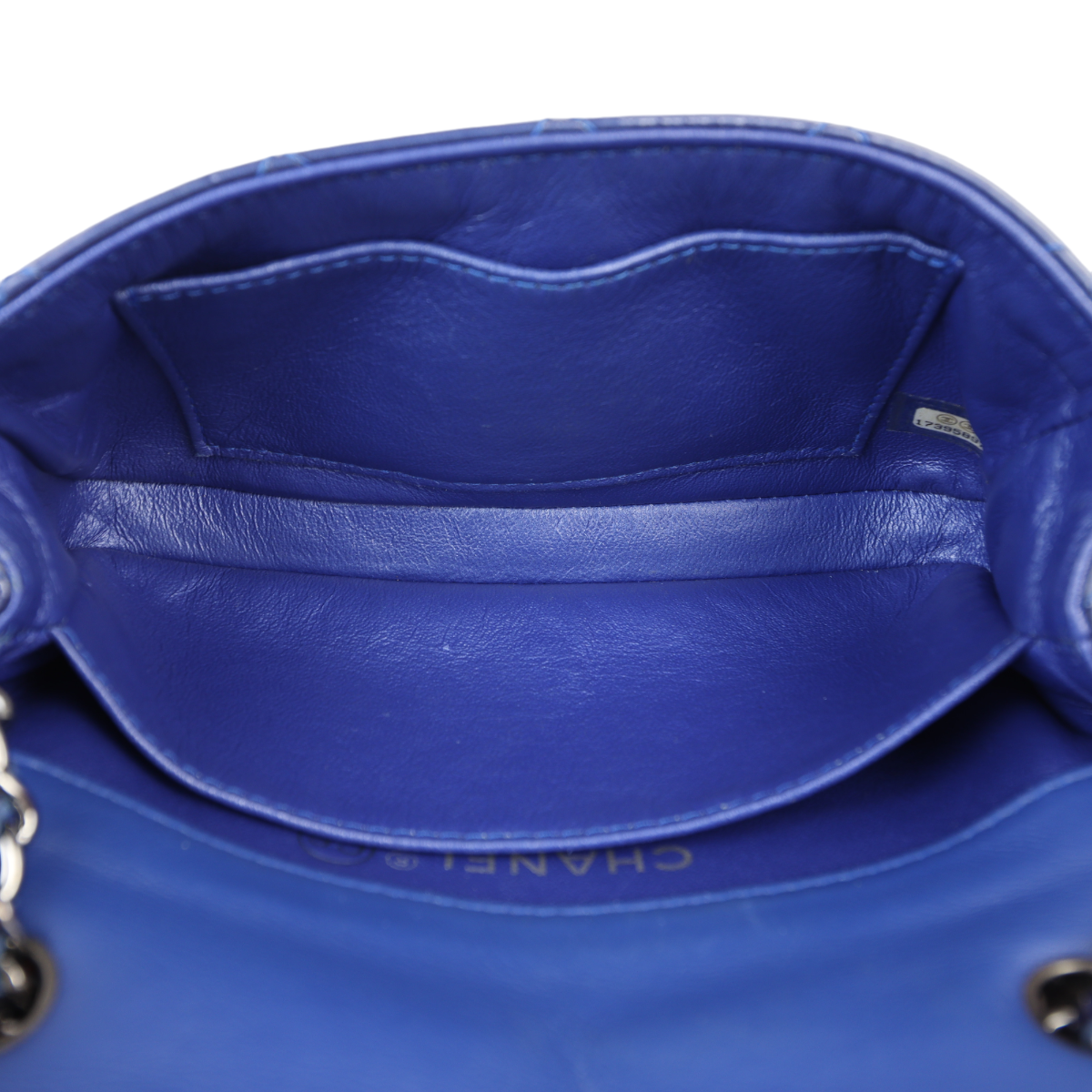 Chanel Classic Flap Mini Rectangular Bag Patent | Blue