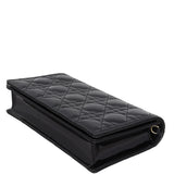 Dior Lady Dior Patent Cannage Pouch