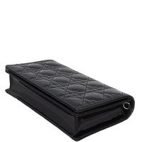 Dior Lady Dior Patent Cannage Pouch