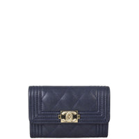 Chanel Boy Flap Card Holder