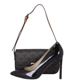 Celine Triomphe Canvas Shoulder Bag