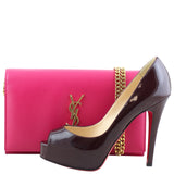 Saint Laurent Kate Wallet on Chain Bag Scale