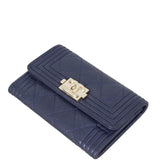 Chanel Boy Flap Card Holder