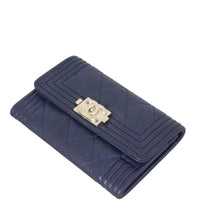 Chanel Boy Flap Card Holder