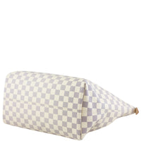 Louis Vuitton Iena MM Damier Azur base corner