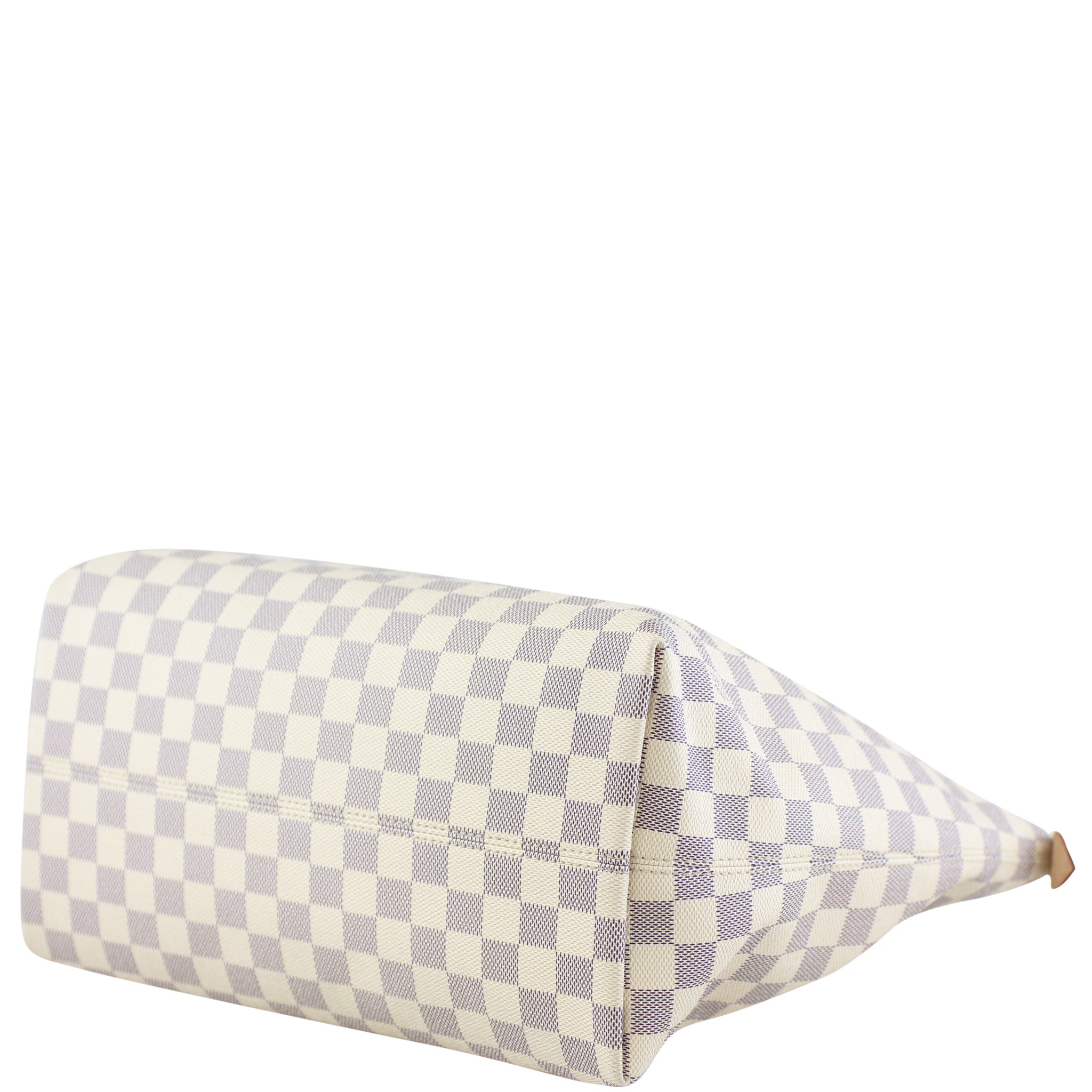 Louis Vuitton Iena MM Damier Azur base corner