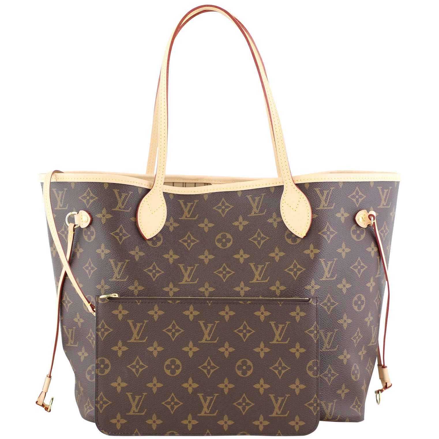 Louis Vuitton Neverfull MM Monogram Front Pouch