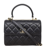 Chanel CC Trendy Small | Black Lambskin