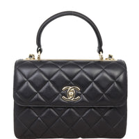 Chanel CC Trendy Small | Black Lambskin
