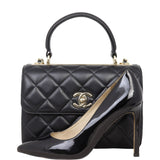 Chanel CC Trendy Small | Black Lambskin