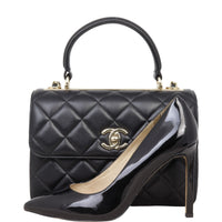 Chanel CC Trendy Small | Black Lambskin
