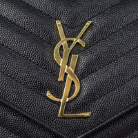 Saint Laurent Monogram Envelope Chain Wallet Hardware