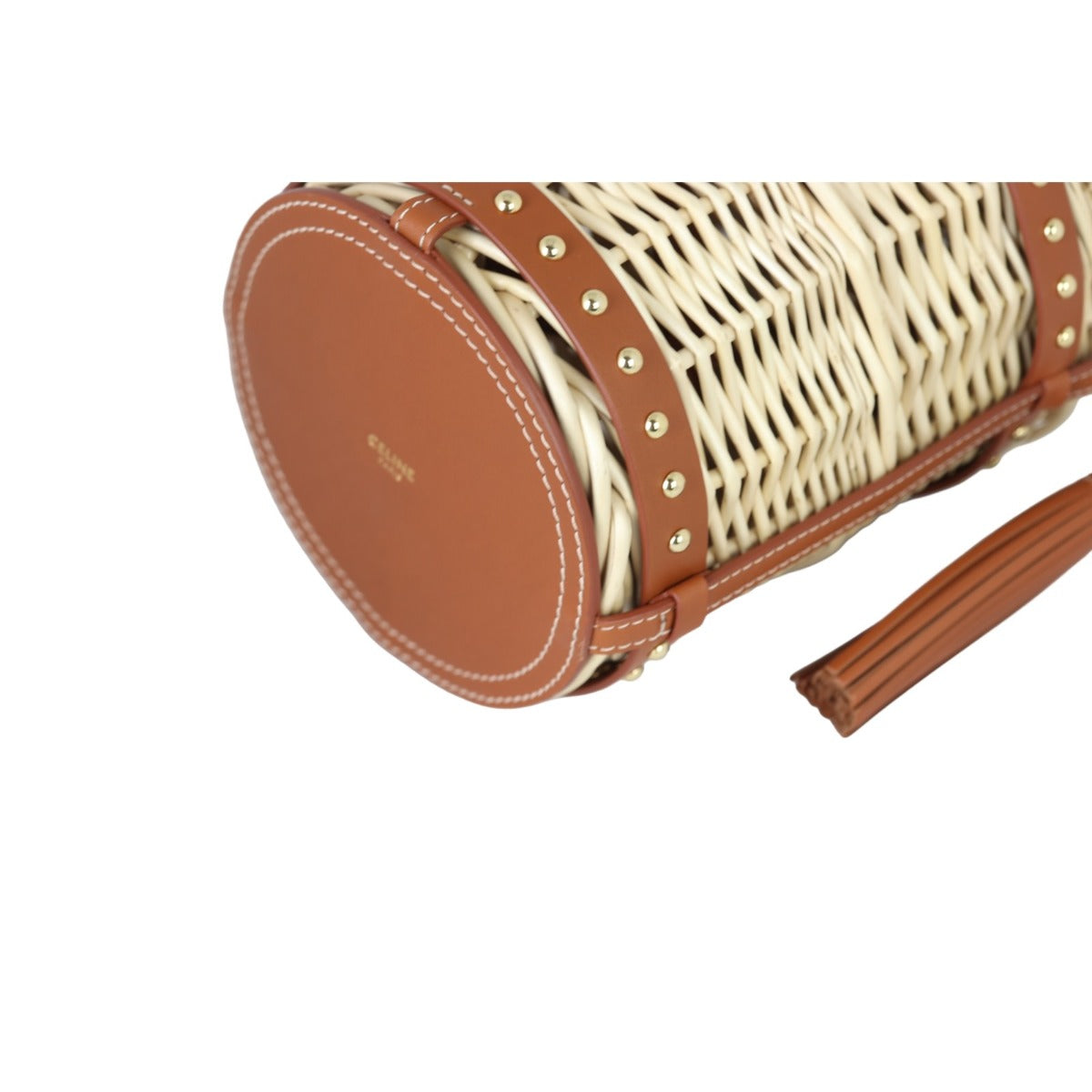 Celine Panier Wicker Bucket Bag