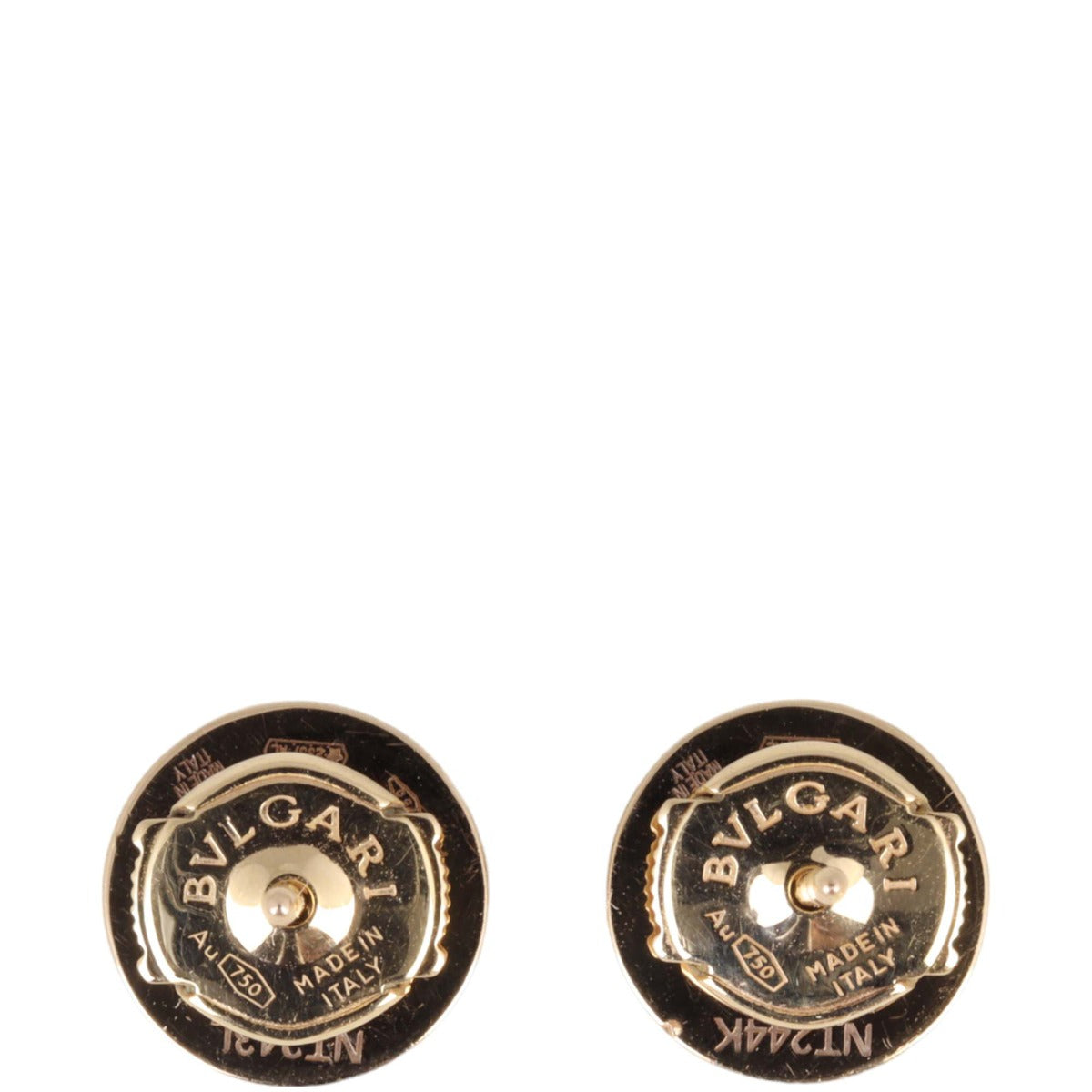 Bvlgari Bvlgari Diamond Paved Stud Earrings