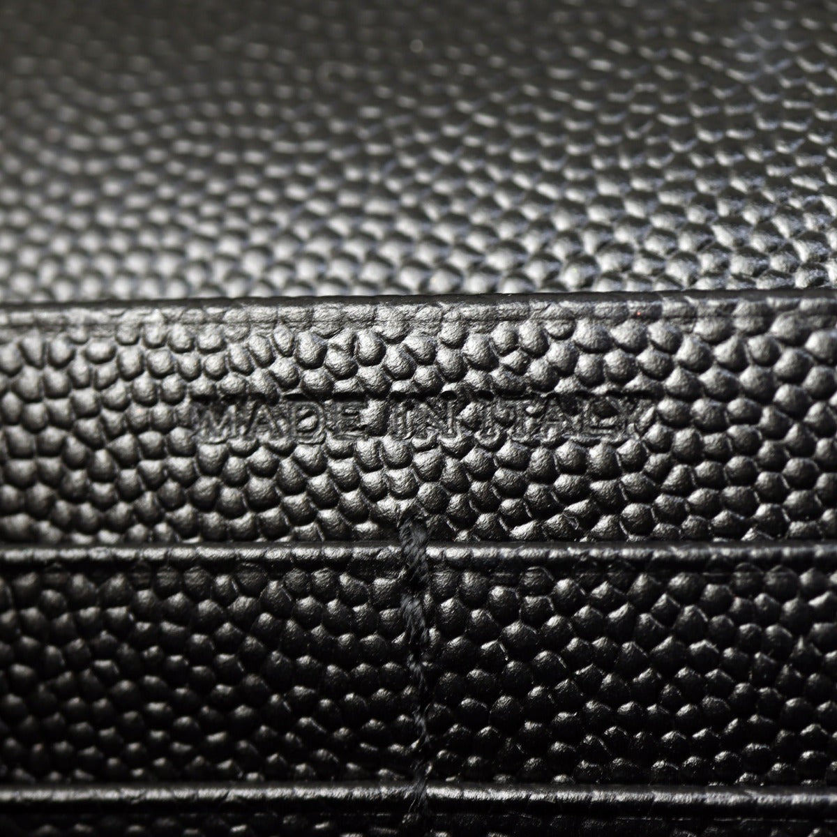 Saint Laurent Monogram Envelope Chain Wallet Interior Stamp