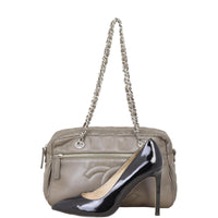 Chanel CC Front Zip Pocket Shoulder Bag