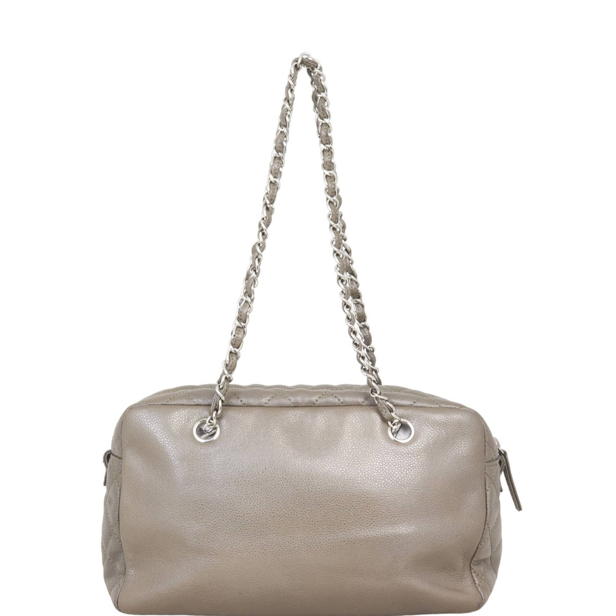 Chanel CC Front Zip Pocket Shoulder Bag