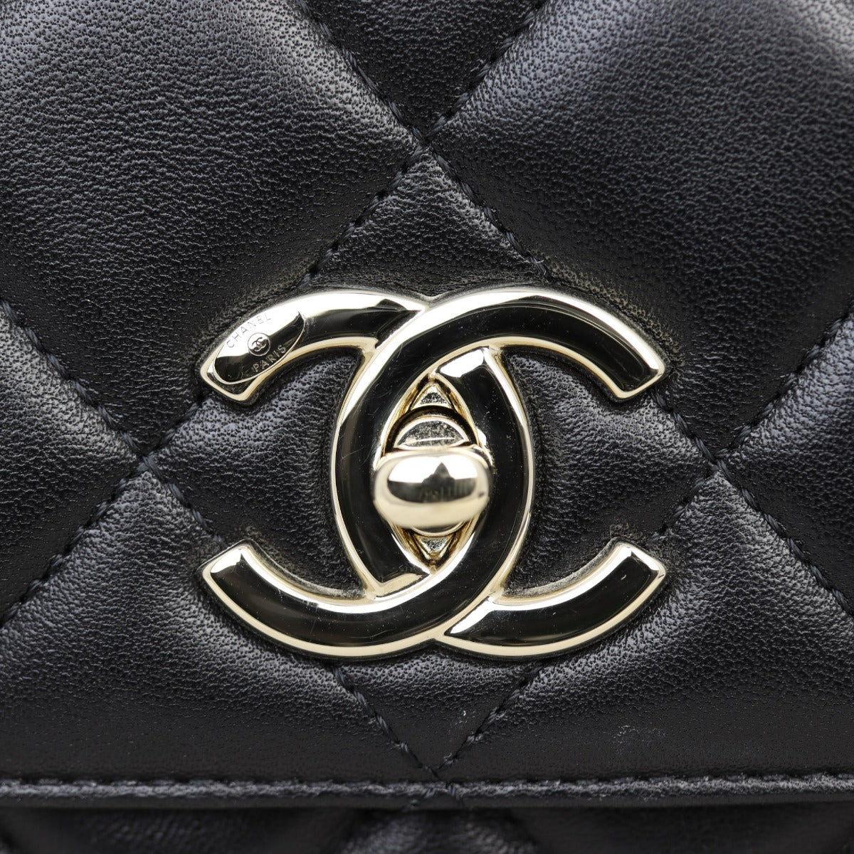 Chanel CC Trendy Small | Black Lambskin