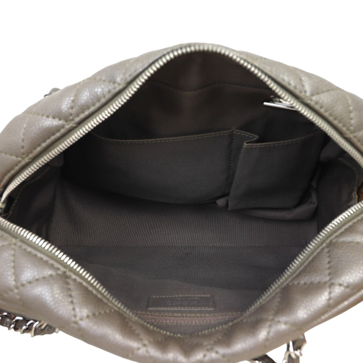 Chanel CC Front Zip Pocket Shoulder Bag