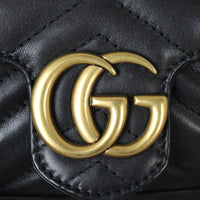 Gucci GG Marmont Matelasse Super Mini Shoulder Bag Hardware