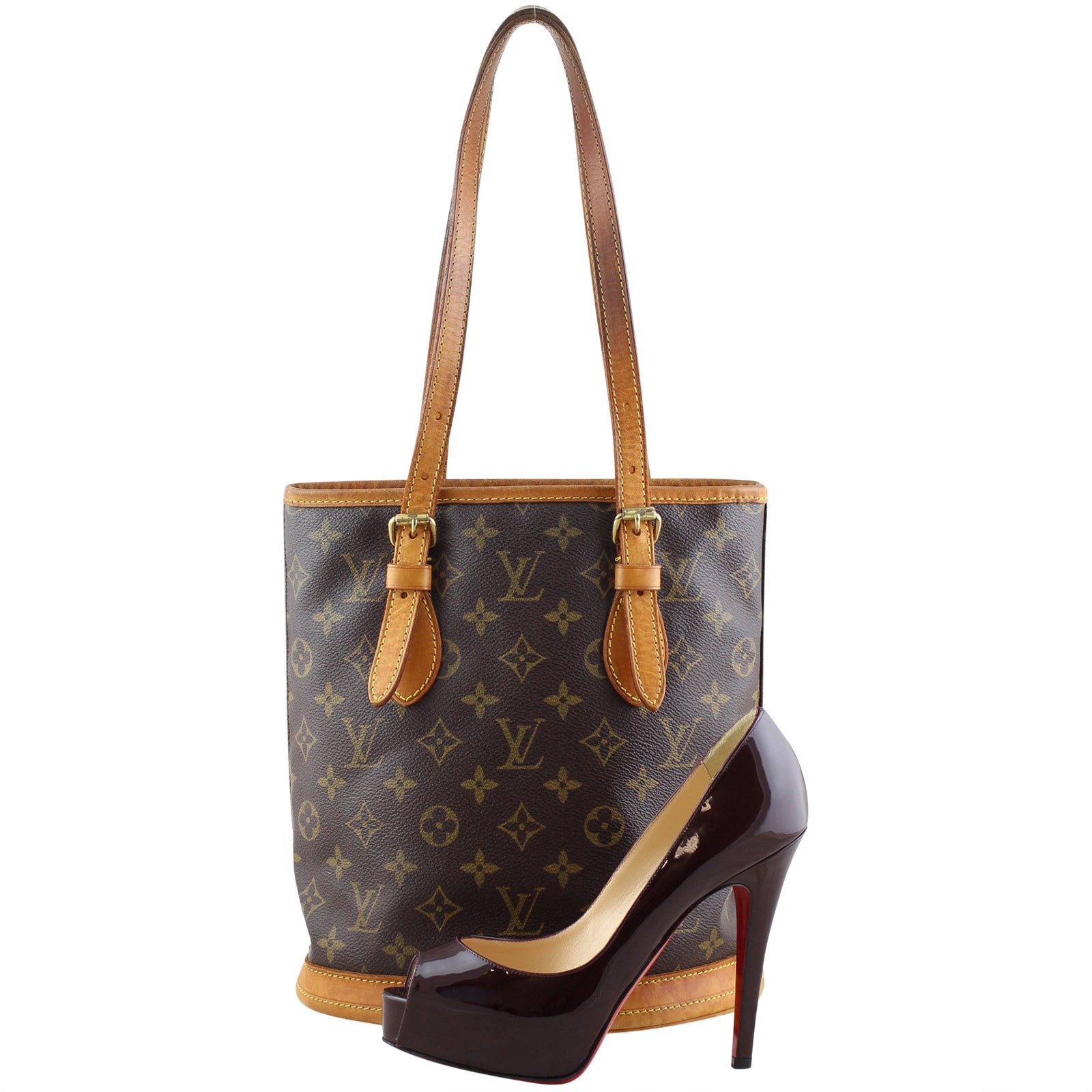 Louis Vuitton Petit Bucket Bag Scale