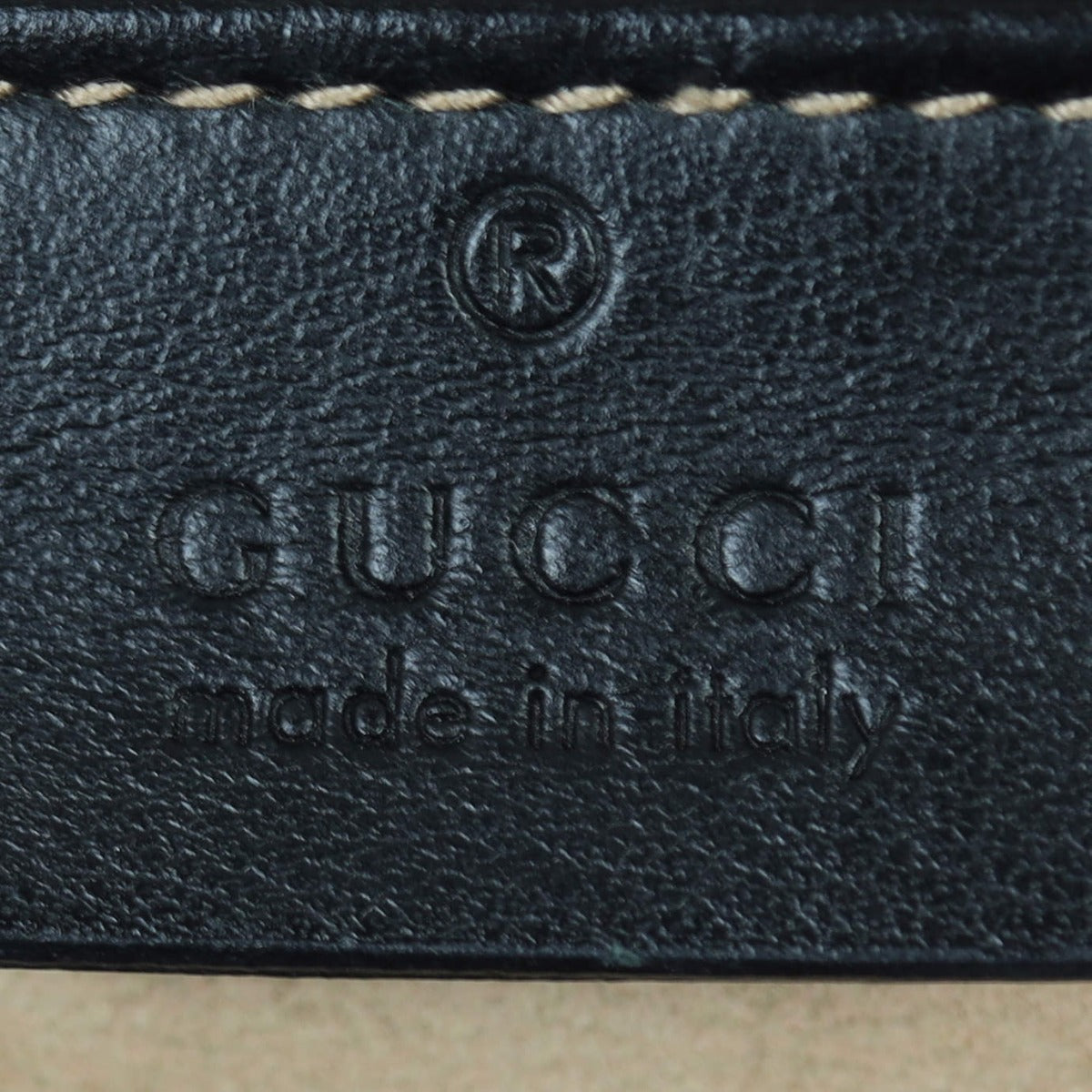 Gucci GG Marmont Small Camera Bag Interior Stamp