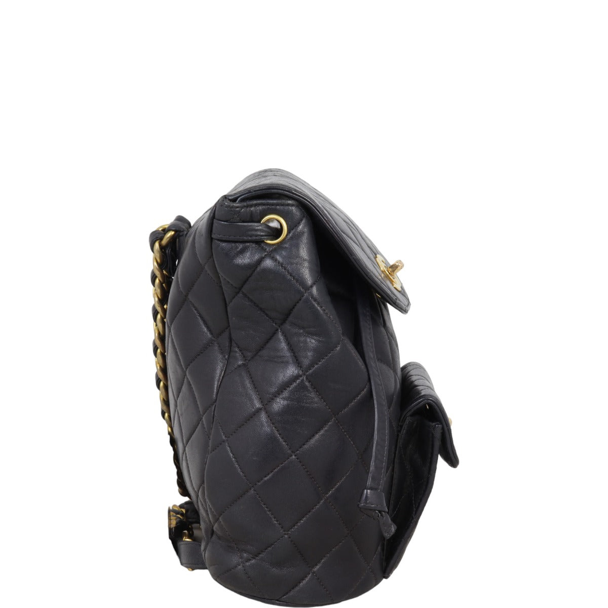 Chanel Duma Quilted Backpack Vintage | Black