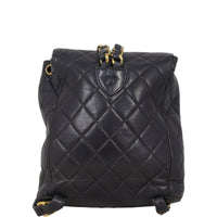 Chanel Duma Quilted Backpack Vintage | Black