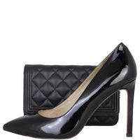 Chanel Boy Wallet on Chain | Black Lambskin